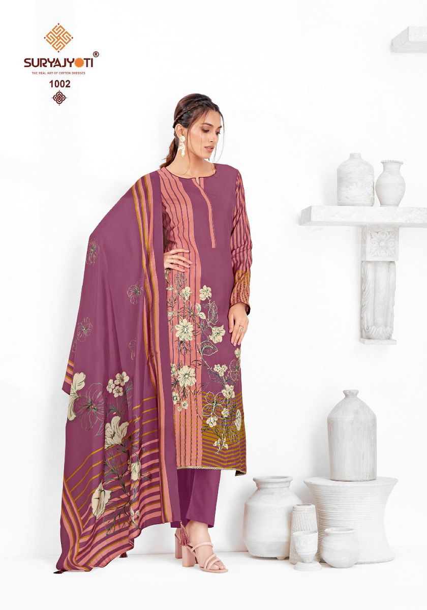 Prabha Vol 1 By Suryajyoti Printed Pure Modal Dress Material Wholesale Price In Surat